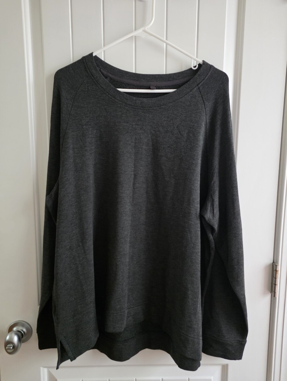 Lou & Grey Dark Charcoal Signature Soft Crewneck Sweatshirt Plus Size XXL